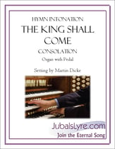 The King Shall Come Organ sheet music cover